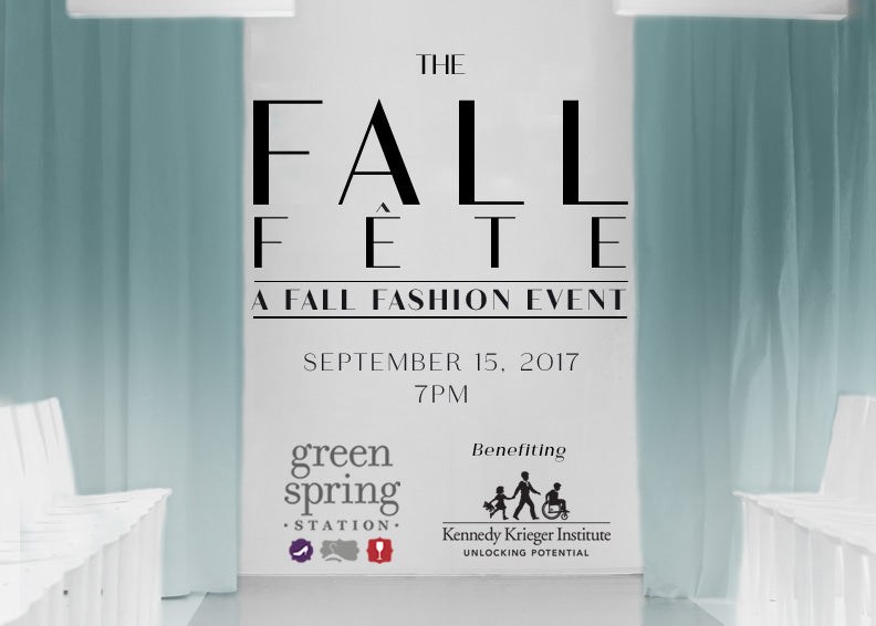 FALL FETE- Fall Fashion Event Sept 15th @ Green Spring Station