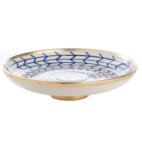 Mila Ceramic Footed Plate, Large
