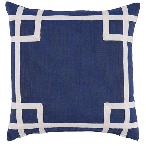 Lacefield Reo Navy pillow Outdoor